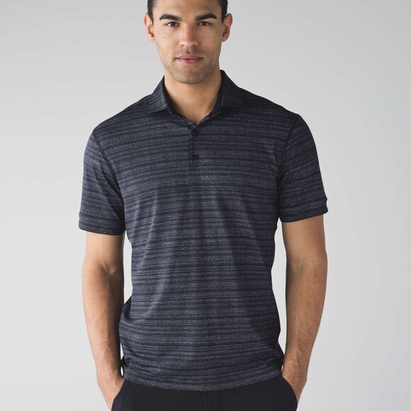 lululemon athletica Other - Lululemon Men's Propel Polo Shirt - Black